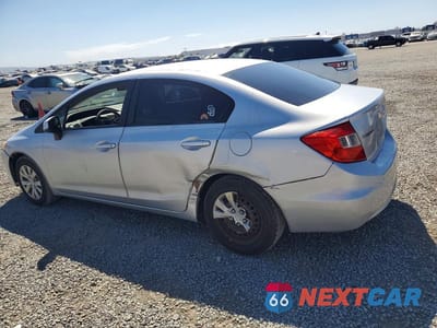 Drugie zdjęcie samochodu z przodu: 2012 HONDA CIVIC LX VIN:19XFB2F52CE304042 - miniatura