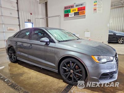 Czwarte zdjęcie samochodu z boku: 2016 AUDI S3 PREMIUM PLUS VIN:WAUB1GFF1G1050269 - miniatura