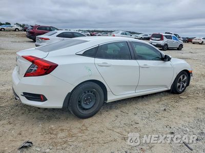 Trzecie zdjęcie samochodu z tyłu: 2019 HONDA CIVIC LX VIN:19XFC2F64KE034266 - miniatura