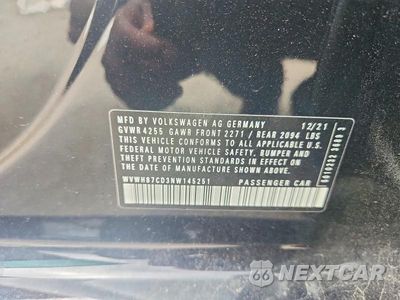Zdjęcie 12 z 12 samochodu: 2022 VOLKSWAGEN GTI S VIN:WVWH87CD3NW145251 - miniatura