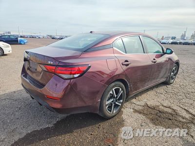 Trzecie zdjęcie samochodu z tyłu: 2024 NISSAN SENTRA SV VIN:3N1AB8CV9RY207562 - miniatura