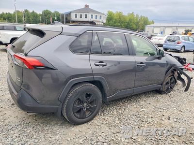 Trzecie zdjęcie samochodu z tyłu: 2019 TOYOTA RAV4 XLE VIN:JTMP1RFV6KD043708 - miniatura