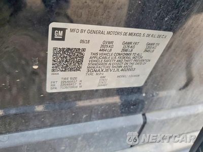 Zdjęcie 13 z 13 samochodu: 2018 CHEVROLET EQUINOX LT VIN:3GNAXJEV1JL402003 - miniatura