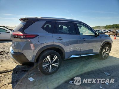 Trzecie zdjęcie samochodu z tyłu: 2021 NISSAN ROGUE PLATINUM VIN:JN8AT3DC5MW105884 - miniatura
