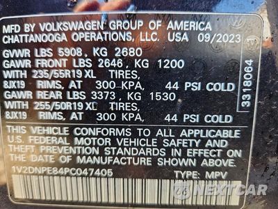 Zdjęcie 12 z 12 samochodu: 2023 VOLKSWAGEN ID.4 PRO VIN:1V2DNPE84PC047405 - miniatura