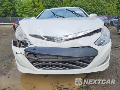 Piąte zdjęcie samochodu w środku: 2014 HYUNDAI SONATA HYBRID VIN:KMHEC4A46EA113812 - miniatura