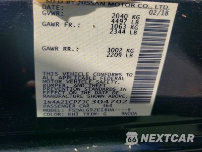 Zdjęcie 12 z 12 samochodu: 2018 NISSAN LEAF SL VIN:1N4AZ1CP7JC304702 - miniatura