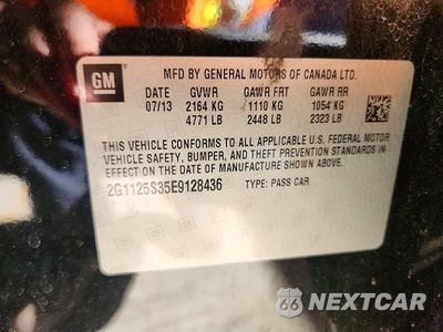 Zdjęcie 12 z 12 samochodu: 2014 CHEVROLET IMPALA LT VIN:2G1125S35E9128436 - miniatura
