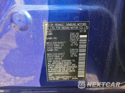 Zdjęcie 13 z 13 samochodu: 2018 NISSAN ROGUE SV VIN:KNMAT2MV6JP617232 - miniatura