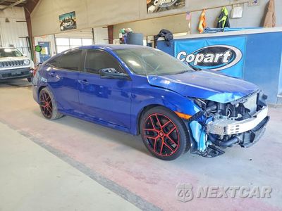 Czwarte zdjęcie samochodu z boku: 2019 HONDA CIVIC SI VIN:2HGFC1E5XKH702385 - miniatura