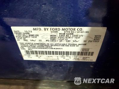 Zdjęcie 13 z 13 samochodu: 2013 FORD EXPLORER VIN:1FM5K8B88DGB42851 - miniatura
