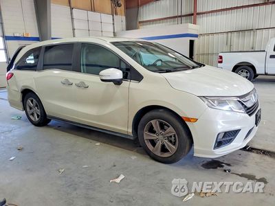 Czwarte zdjęcie samochodu z boku: 2018 HONDA ODYSSEY EXL VIN:5FNRL6H78JB049100 - miniatura