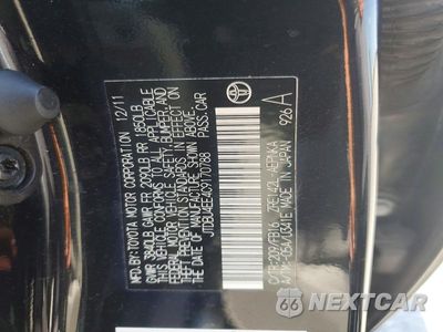 Zdjęcie 12 z 12 samochodu: 2012 TOYOTA COROLLA LE VIN:JTDBU4EE4C9170788 - miniatura
