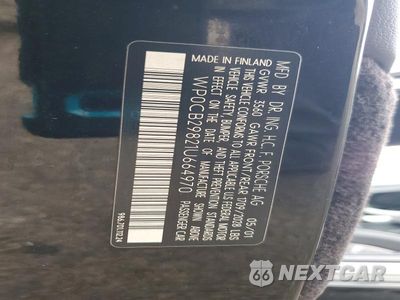Zdjęcie 12 z 12 samochodu: 2001 PORSCHE BOXSTER VIN:WP0CB29821U664970 - miniatura