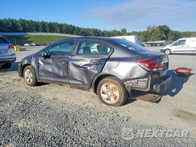 Drugie zdjęcie samochodu z przodu: 2013 HONDA CIVIC LX VIN:19XFB2F54DE009008 - miniatura