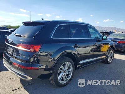 Trzecie zdjęcie samochodu z tyłu: 2023 AUDI Q7 PREMIUM PLUS VIN:WA1LXBF77PD010787 - miniatura