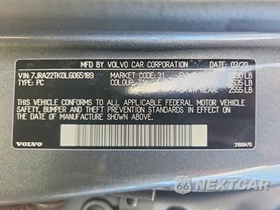 Zdjęcie 12 z 12 samochodu: 2020 VOLVO S60 T6 MOMENTUM VIN:7JRA22TK0LG065189 - miniatura