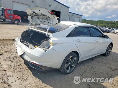Trzecie zdjęcie samochodu z tyłu: 2021 HYUNDAI ELANTRA SEL VIN:5NPLN4AG2MH022317 - miniatura