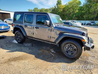 Czwarte zdjęcie samochodu z boku: 2025 JEEP WRANGLER SPORT VIN:1C4PJXDN9SW618539 - miniatura