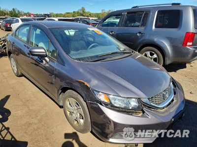 Czwarte zdjęcie samochodu z boku: 2015 HONDA CIVIC LX VIN:2HGFB2F52FH509824 - miniatura