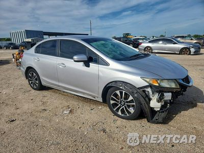 Czwarte zdjęcie samochodu z boku: 2015 HONDA CIVIC LX VIN:19XFB2F56FE048931 - miniatura