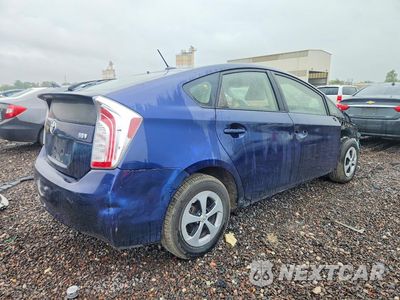 Trzecie zdjęcie samochodu z tyłu: 2014 TOYOTA PRIUS THREE VIN:JTDKN3DU7E0389624 - miniatura