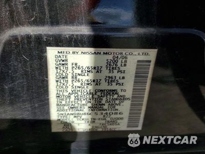 Zdjęcie 13 z 13 samochodu: 2006 NISSAN XTERRA X VIN:5N1AN08U86C534086 - miniatura