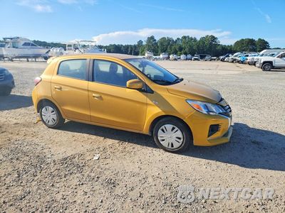Czwarte zdjęcie samochodu z boku: 2021 MITSUBISHI MIRAGE ES VIN:ML32AUHJ7MH000663 - miniatura