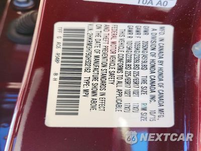 Zdjęcie 14 z 14 samochodu: 2016 HONDA CR-V EXL VIN:2HKRM3H79GH502162 - miniatura