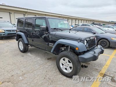 Czwarte zdjęcie samochodu z boku: 2017 JEEP WRANGLER UNLIMITED SPORT VIN:1C4BJWDG7HL615431 - miniatura