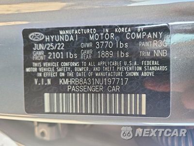 Zdjęcie 13 z 13 samochodu: 2022 HYUNDAI VENUE SE VIN:KMHRB8A31NU197717 - miniatura