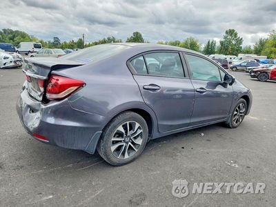 Trzecie zdjęcie samochodu z tyłu: 2015 HONDA CIVIC EX VIN:2HGFB2F85FH555190 - miniatura
