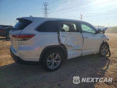 Trzecie zdjęcie samochodu z tyłu: 2014 TOYOTA HIGHLANDER LE PLUS VIN:5TDZKRFH7ES014968 - miniatura