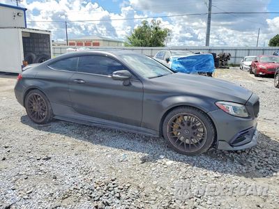Czwarte zdjęcie samochodu z boku: 2019 MERCEDES-BENZ C 63 AMG-S VIN:WDDWJ8HB1KF836109 - miniatura