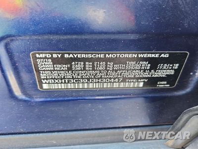 Zdjęcie 12 z 12 samochodu: 2018 BMW X1 XDRIVE28I VIN:WBXHT3C39J3H30447 - miniatura