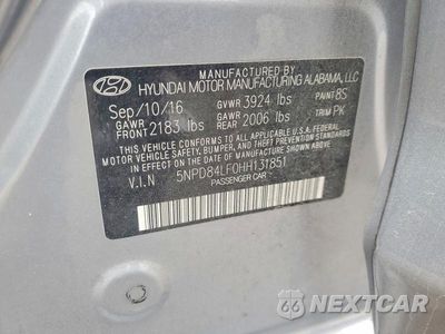 Zdjęcie 12 z 12 samochodu: 2017 HYUNDAI ELANTRA SE VIN:5NPD84LF0HH131851 - miniatura
