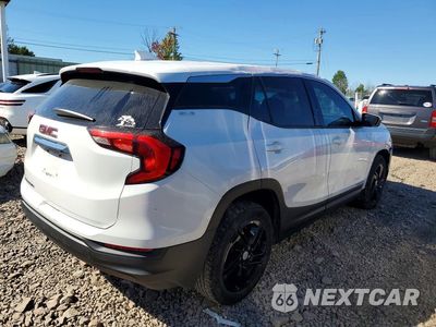 Trzecie zdjęcie samochodu z tyłu: 2018 GMC TERRAIN SLE VIN:3GKALMEV7JL305771 - miniatura