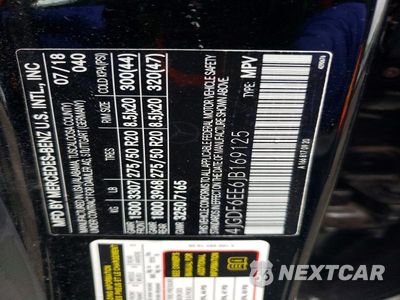 Zdjęcie 13 z 13 samochodu: 2018 MERCEDES-BENZ GLS 450 4MATIC VIN:4JGDF6EE6JB169125 - miniatura