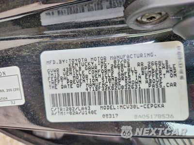 Zdjęcie 12 z 12 samochodu: 2002 TOYOTA CAMRY XLE V6 VIN:4T1BF32K82U032631 - miniatura