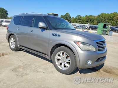 Czwarte zdjęcie samochodu z boku: 2014 INFINITI QX80 BASE VIN:JN8AZ2NF6E9553357 - miniatura