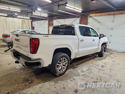 Trzecie zdjęcie samochodu z tyłu: 2020 GMC SIERRA K1500 SLT VIN:3GTU9DED5LG306895 - miniatura