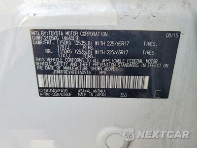 Zdjęcie 13 z 13 samochodu: 2015 TOYOTA RAV4 XLE VIN:JTMRFREV4FD160916 - miniatura