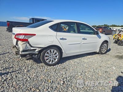 Trzecie zdjęcie samochodu z tyłu: 2015 NISSAN SENTRA S VIN:3N1AB7AP0FY240251 - miniatura