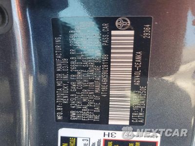 Zdjęcie 12 z 12 samochodu: 2009 TOYOTA CAMRY LE VIN:4T1BE46K59U281188 - miniatura