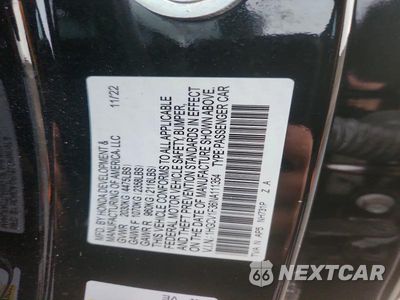 Zdjęcie 12 z 12 samochodu: 2022 HONDA ACCORD SPORT VIN:1HGCV1F36NA111354 - miniatura