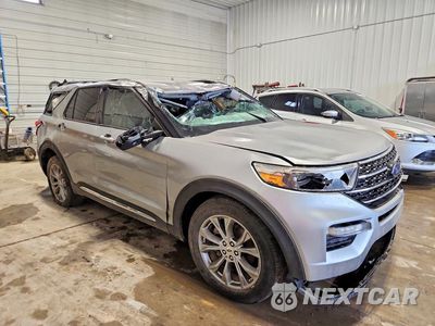 Czwarte zdjęcie samochodu z boku: 2020 FORD EXPLORER XLT VIN:1FMSK8DH1LGC34690 - miniatura