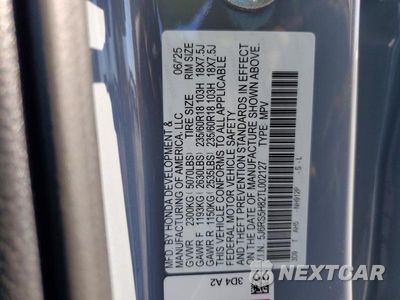 Zdjęcie 13 z 13 samochodu: 2026 HONDA CR-V SPORT-L VIN:5J6RS5H82TL002127 - miniatura