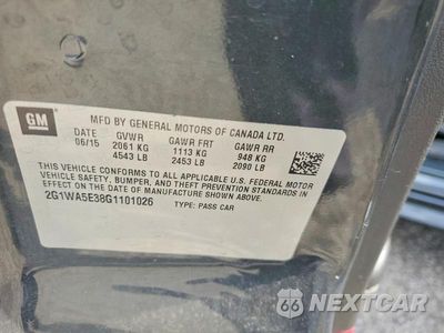 Zdjęcie 12 z 12 samochodu: 2016 CHEVROLET IMPALA LIMITED LS VIN:2G1WA5E38G1101026 - miniatura