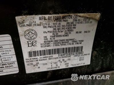 Zdjęcie 13 z 13 samochodu: 2014 FORD TAURUS SEL VIN:1FAHP2E82EG183883 - miniatura