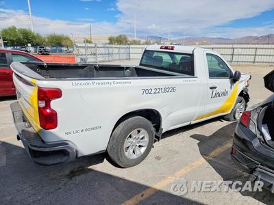 Trzecie zdjęcie samochodu z tyłu: 2022 CHEVROLET SILVERADO LTD C1500 VIN:3GCNWAED8NG187206 - miniatura